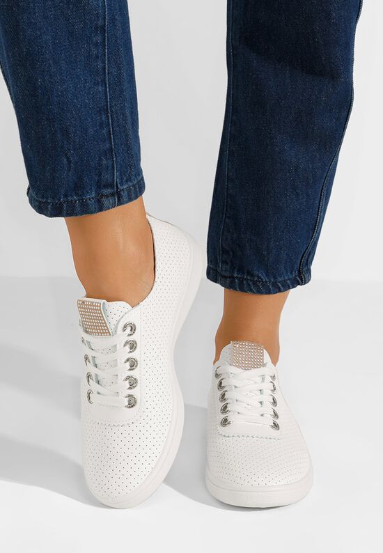 Ежедневни обувки Capricia V3 бели, Размер: 39- Zapatos